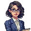 Diane Chou pixel portrait