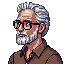 Henry "Hank" Morrison pixel portrait