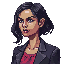 Vicky Sato pixel portrait